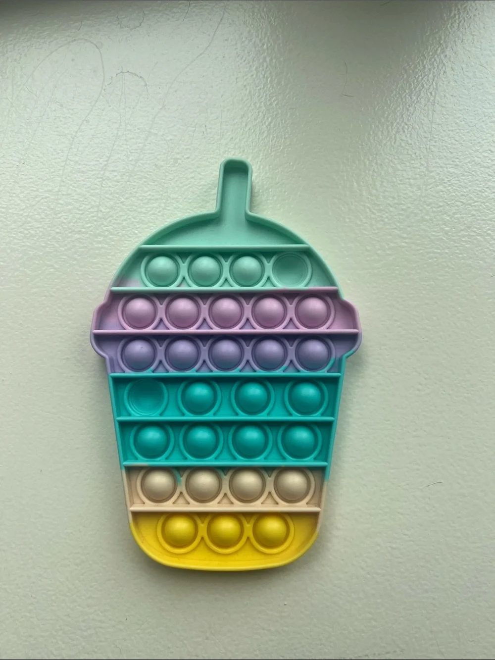 Silicone Bubble Popper Toy - Rainbow Sundae
